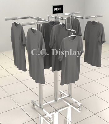 six way rack clothes stand